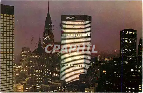 Cartes postales moderne Pan Am Building World's Largest Office Building Park Ave 42nd St New York City