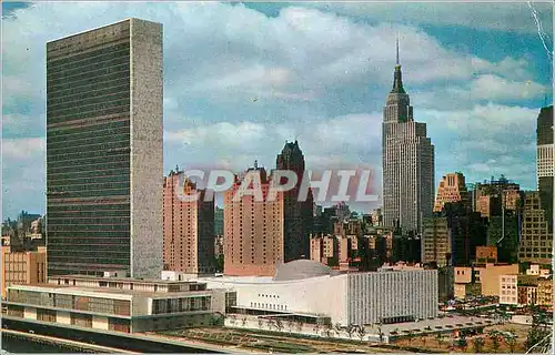 Moderne Karte United Nations New York