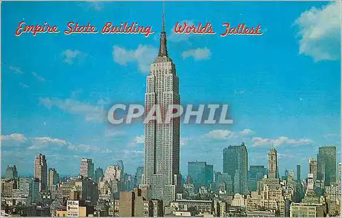 Cartes postales moderne Empire State Building World Jallest Empire State Building