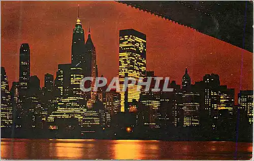Cartes postales moderne Night View of Lower Manhattan