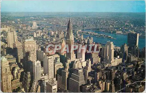 Cartes postales moderne New York City as Seen From the Empire State Building Observatory Looking Northeast