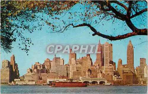 Cartes postales moderne Downtown Manhattan Skyline New York City NY