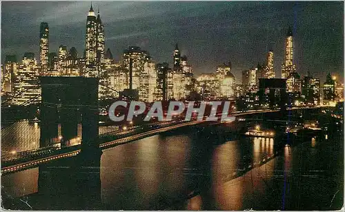 Cartes postales moderne Brooklyn Bridge at Night