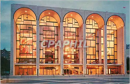 Moderne Karte Lincoln Center For Performing Arts Metropolitan Opera House New York City