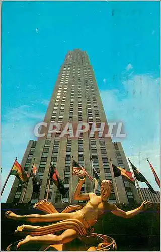 Moderne Karte RCA Building New York City