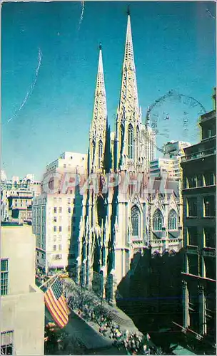 Moderne Karte St Patrick's Catherine The Stately Twin Spires from Fifth Avenue