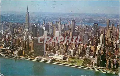 Cartes postales moderne United Nations Buildings Empire State Buildings Pan Am Buildings New York City
