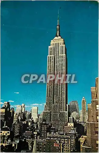 Moderne Karte Empire State Building The World's tallest structure located at Fifth Avenue and 34th Street