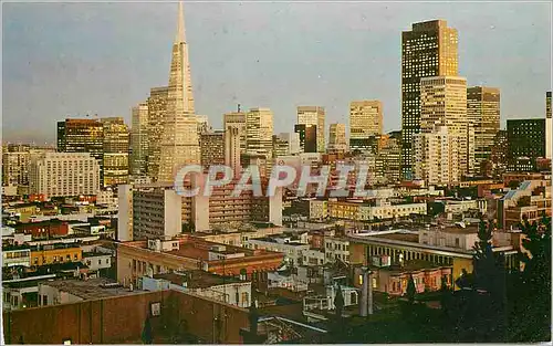 Cartes postales moderne San Francisco This fabulous city is seen here with a never to be Forgotten View of its new Skysc
