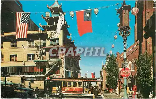Cartes postales moderne San Francisco's Chinatown where East meets West this is the Largest Chinese Community Outside of