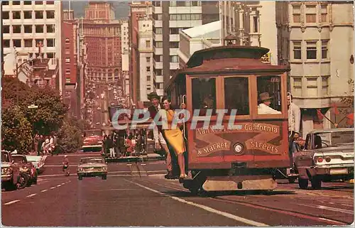 Cartes postales moderne San Francisco California Cable Cars Tramway