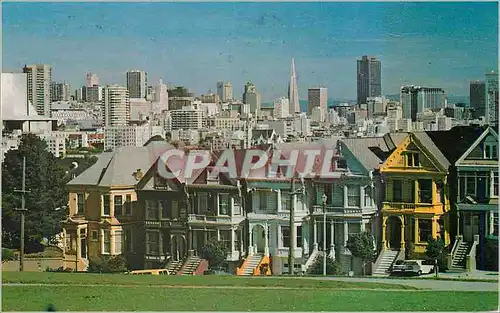Cartes postales moderne Old and New San Francisco Victorian Houses