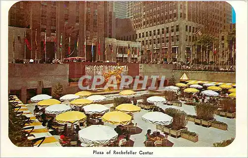 Cartes postales moderne Plaza of Rockefeller Center New York Public Library