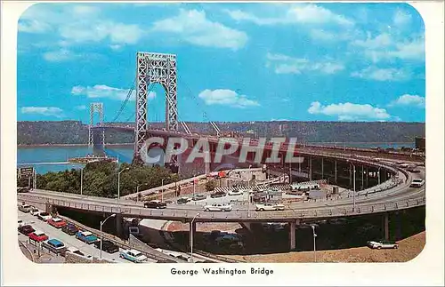 Moderne Karte George Washington Bridge New York's Famous Skyscrapers