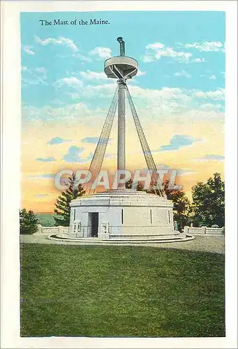 Cartes postales moderne The Mast of the Main The Temple of Fame