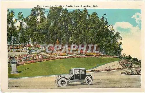 Cartes postales moderne Entrance to Elvsian Park Los Angeles Cal Panoramic View