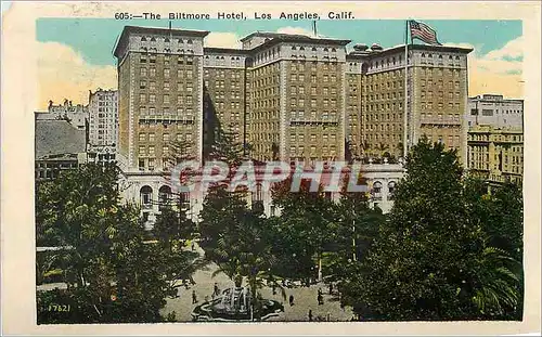 Moderne Karte The Biltmore Hotel Los Angeles Calif