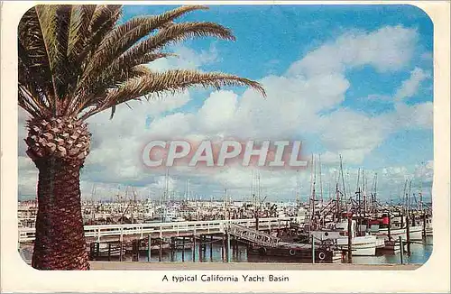 Cartes postales moderne A Typical California Yacht Basin Aerial View Hearst Castle State Park at San Simeon