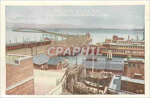 Cartes postales moderne The Key Route Pier San Francisco Oakland Berkeley Cal Sather Gate University of California Berke