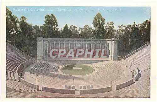 Moderne Karte Hearst Greek Amphitheatre University of California Berkeley Cal Wheeler Hall University of Calif