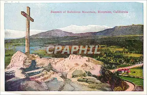 Cartes postales moderne Summit of Rubidoux Mountain Riverside California On the Beach at Ocean Park cal Venice in Distan