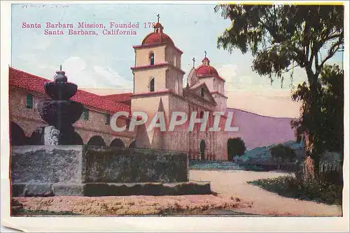 Cartes postales moderne San Barbara Mission California Entrance to Smiley Heights Redlands California