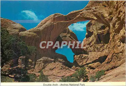 Cartes postales moderne Double Arch Arches National Park Owachomo Bridge Sipapu Bridge Natural Bridges National Monument