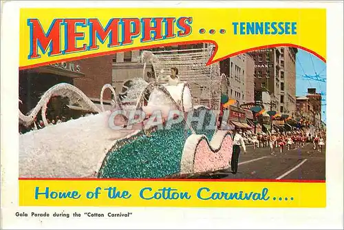 Cartes postales moderne Gala Parade during the Cotton Carnival Greetings from Memphis Tenn