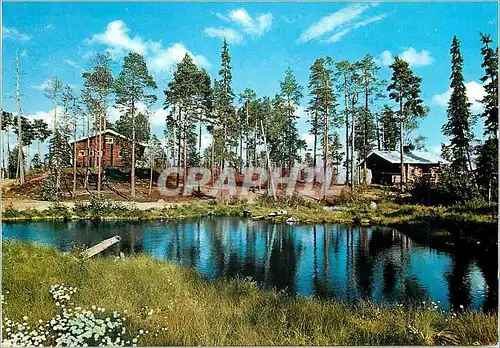 Cartes postales moderne Lappi Lapland Finland Die Herberge in Pyhotunturi