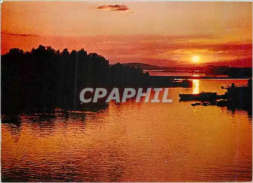 Cartes postales moderne Suomen Lappi The Midnight Sun