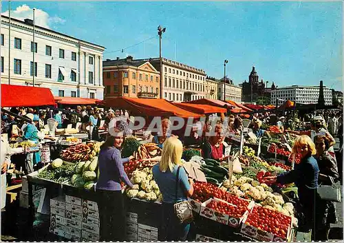 Cartes postales moderne Helsinki Helsingfors Suomi Finland The Market Place