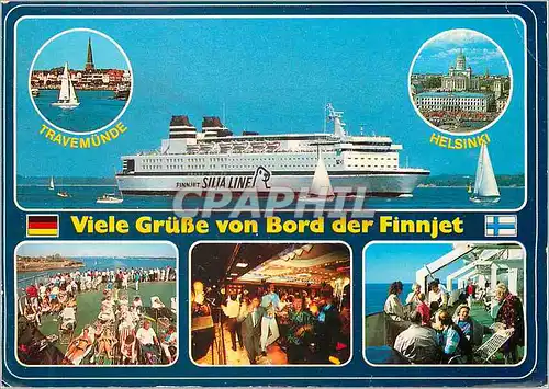 Cartes postales moderne Finnjet Auto und Passagierfahre Bateau