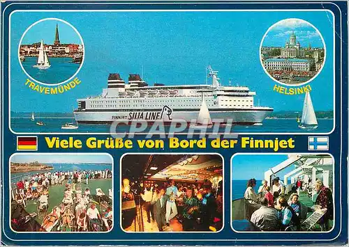 Moderne Karte Finnjet Auto und Passagierfahre Bateau