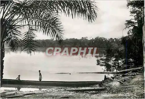 Moderne Karte Gabon Vue du Fleuve