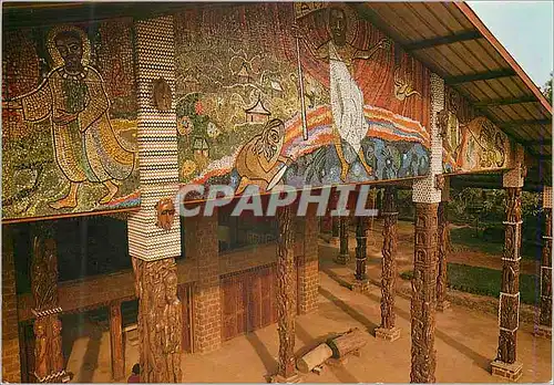 Cartes postales moderne Libreville Gabon Eglise St Michel de N'Kembo Mosaique Annonciation Pesurrection Victoire sur le
