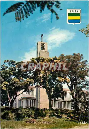 Moderne Karte Republique du Gabon Libreville La Cathedrale