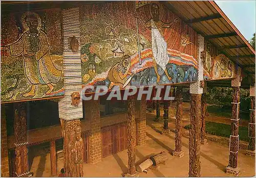 Cartes postales moderne Libreville Gabon Eglise St Michel de N'Kembo Mosaique Annonciation Resurrection