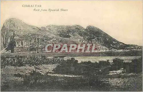 Cartes postales Gibraltar Rock From Spanish Shore