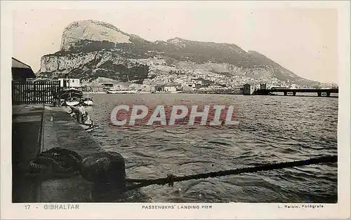 Moderne Karte Gibraltar Passengers Landing Pier