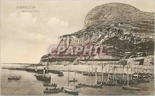 Cartes postales Gibraltar  Waterport Wharf Bateaux de peche