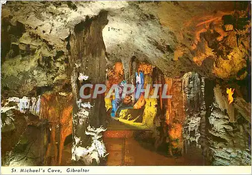 Moderne Karte St Michael's Cave Gibraltar