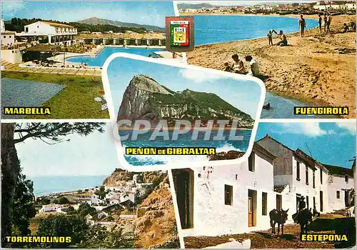 Cartes postales moderne Marbella Torremolinos Fuengirola Estepona Penon de Gibraltar Ane Donkey