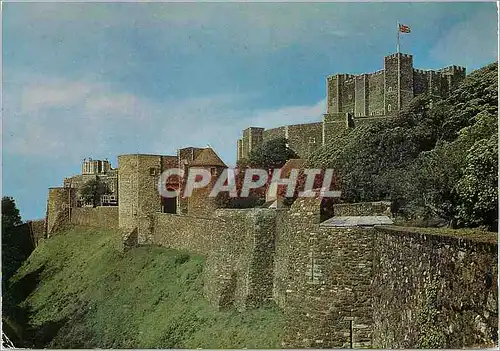 Cartes postales moderne Dover Castle Kent View From Souft West Showing (Lift to Right)