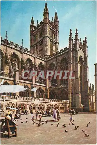 Cartes postales moderne The Abbey Bath Somerset View From the South West Showing The Rectangular Tower