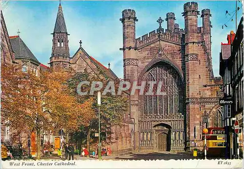 Cartes postales moderne West Front Chester Cathedral