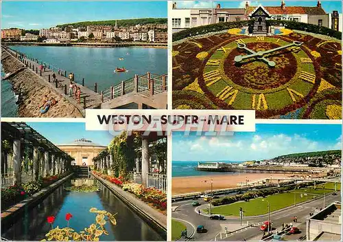 Cartes postales moderne Weston Super Mare Attractively Situated on the Coast of Somerset and Surrounded