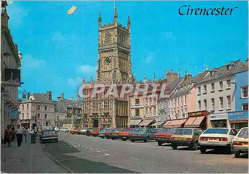 Cartes postales moderne Cirencester the Market Square and Church Cirencester