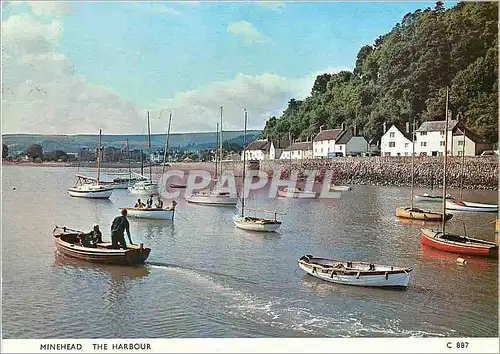 Moderne Karte Minehead the Harbour