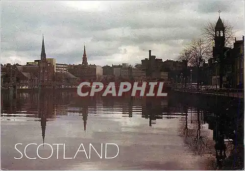 Moderne Karte Scotland The River Ness Inverness shire