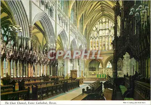 Cartes postales moderne The Choir Chancel Exeter Cathedral Devon